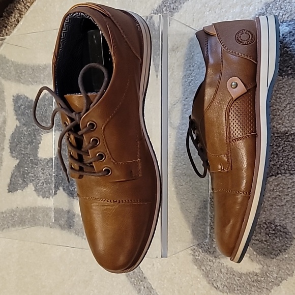 Bulldozer B-52 Oxford vegan materials Cognac color sz 7 - Picture 7 of 10